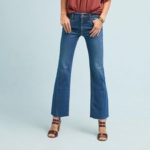 Pilcro High Rise Cropped Flares